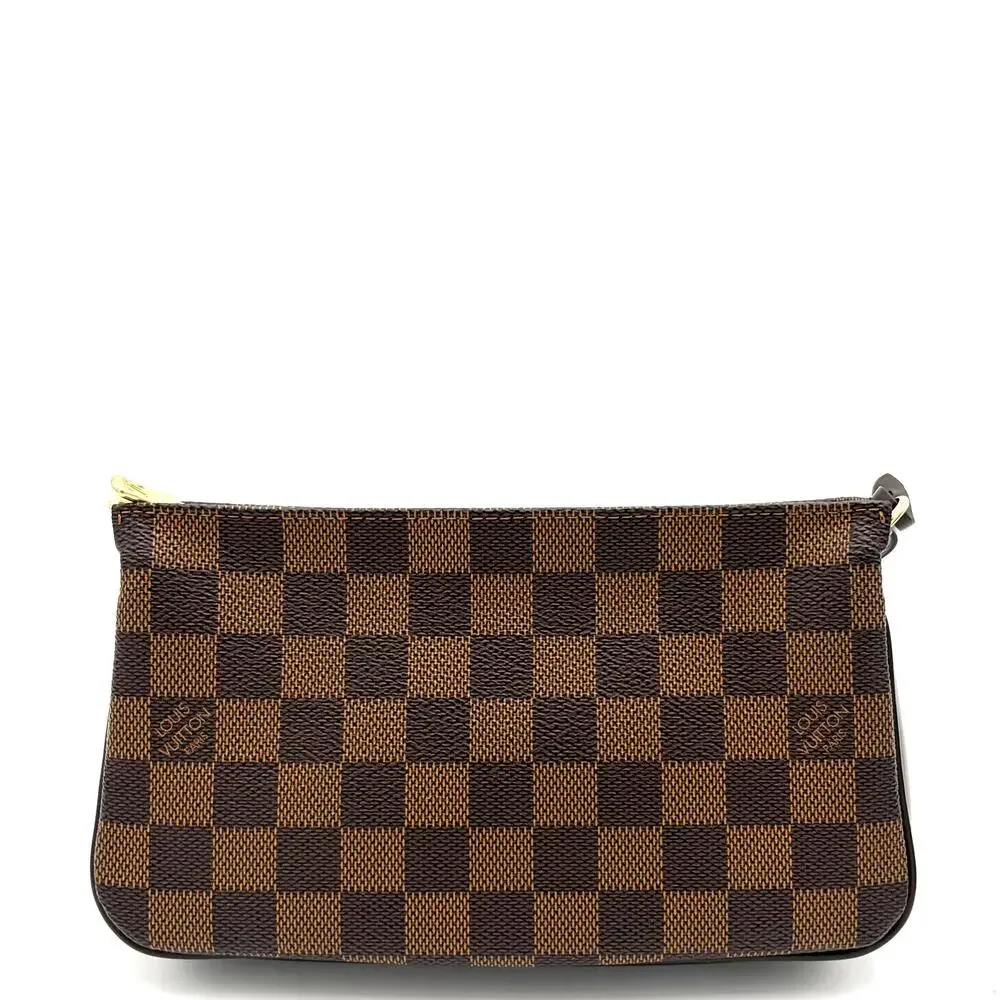 Navona Damier Ebene Canvas Pochette
